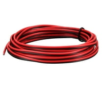 Extension Cable Wire Cord 2pin 26 AWG Parallel Wire 3 Meters Length Red Black