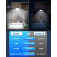 thumbnail image 4 of Luces solares exteriores Gusicil 172 LED con sensor de movimiento, IP65 impermeables, 4 of 6