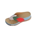 thumbnail image 2 of Women's Thong Sandals Indoor and Outdoor Beach Flip Flop Fashion Casual Versatile Color Matching Thick Bottom Spring And Summer Style Fashionable Wedge Heel Beach Sandals, 2 of 5
