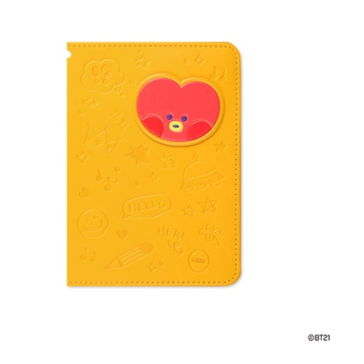 BT21 Minini Parche De Cuero Pasaporte Cubierta Tablero De Ajedrez Oficial Auténtico huangjie unisex
