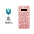 thumbnail image 6 of Mignova Case for Galaxy S10 Plus Case Protective Glitter Case for Women Girls Cute 3 in 1 Heavy Duty Hard Shell Shockproof TPU Case for Galaxy S10 Plus 6.4 inch(Pink), 6 of 7