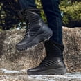 thumbnail image 4 of Men's Windproof Winter Snow Boots - Warm Plush Lined, Durable TPR Sole Hiking Shoes with Non-Slip Traction Cleats for Outdoor Adventures, 4 of 9