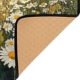 thumbnail image 4 of Non-Slip Polyester Rug 63x48in & 80x58in - Plush Memory Foam Floor Mat, Absorbent, Fade Resistant, Machine Washable for Living Room, Bedroom, Entryway，Windmill and Daisy, 4 of 7