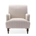 thumbnail image 2 of Pemberley Row Polyester Beige Arm Chair Rectangular Rolled Back 29.75"W x 34.50"D x 35.75"H, 2 of 9