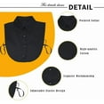 thumbnail image 2 of Fake Collar Detachable Dickey Collar Half Shirts Round Collar Blouse False Collar Top for Women Girls Outfits, 2 of 8