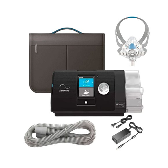 CPAP Resmed Auto con Humidificador AirSense 10 AutoSet + Mascarilla Resmed AirFit F20
