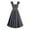 Dark Gray, variant on Aboser Corset Dresses for Women Vintage Peasant Dress Flowy Sleeveless Maxi Dresses Casual Square Neck Chemise Dress
