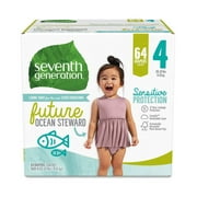 Seventh Generation Diaper Medium Stage 4 -- 64 Diapers
