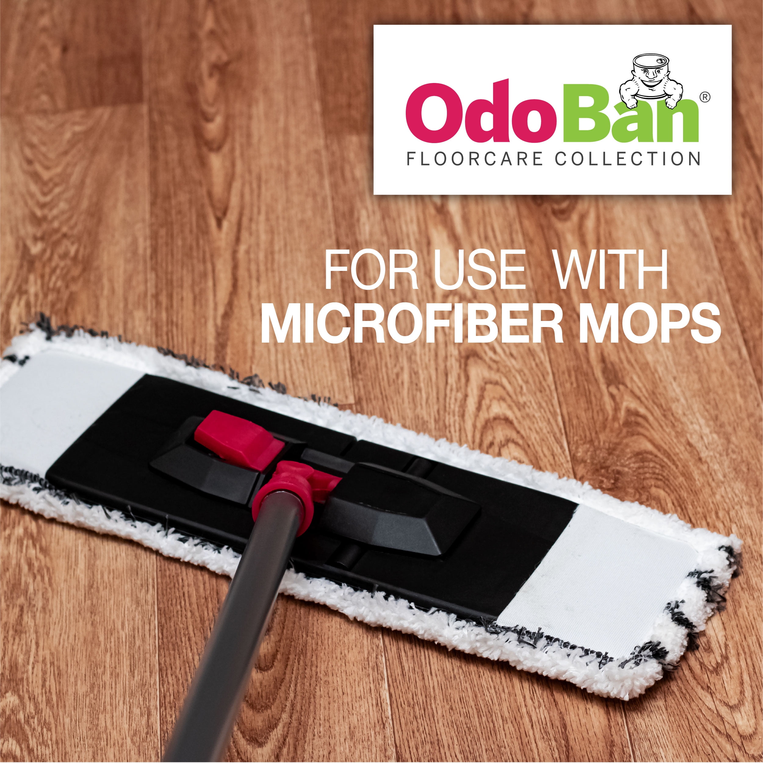 OdoBan Ready-to-Use Hard Surface Floor Cleaner, Streak Free and Neutral PH Formula, 4 Gallons, Scentless