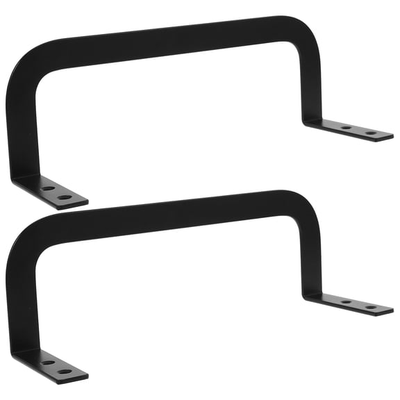 KALLORY  2 Pcs Mattress Holder Keep Slide Stopper for Adjustable Slip Black