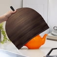 thumbnail image 3 of HELLHERO Wood Grain Cover Teapot Dust Cover Keep Warm Keep Warm Insulate Tea Pot, 3 of 8