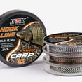 thumbnail image 2 of 8 Strands Carp Fishing Line 20m Soft Hook Link Carp Hooklink Uncoated Braid Line for Hair Rig Carp Coarse Fishing Tackle camouflage green 35LB, 2 of 6