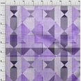 thumbnail image 4 of oneOone Cotton Cambric Medium Purple Fabric Check Dress Material Fabric Print Fabric By The Yard 56 Inch Wide, 4 of 4