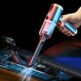 thumbnail image 1 of Aspiradora Portátil 3 en 1 para Coche y Hogar | Recargable Inalámbrica con Alta Potencia de Succión 9000PA | Mango Plegable | Cepillos y Boquillas Múltiples | Depósito de 120ml | Negra | Tiempo de, 1 of 9