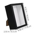 thumbnail image 2 of CHICHUMID 2Pcs Wooden Shadow Box with Glass Display Box for Insect Specimen Display Home Decoration 11.8X7.9X3.9in, 2 of 8