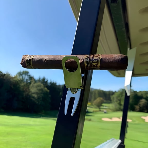 BESTSKY Magnetic Cigar Holder Golf Divot Repair Tool & Ball Marker Golf Accessories Cigar Holder