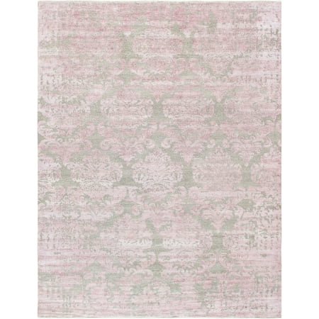 Pasargad Transitional Collection Hand Knotted Bamboo Silk Area Rug