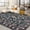 Black, variant on Large Vintage Floral Boho Area Rug 10x13, Machine Washable, Non-Slip Backing, Ultra Soft Low Pile, for Living Room Bedroom