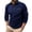 Navy, variant on Men Cotton Polo Shirts Long Sleeve with Pocket Golf Shirts Shirts for Men Casual Work Athletic Collared T-Shirts Size 3XL Navy