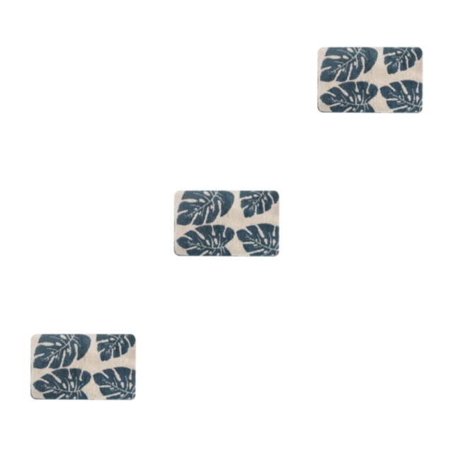 Alfombrilla de baño de poliéster Matsuzay en forma de hoja 40*60 cm