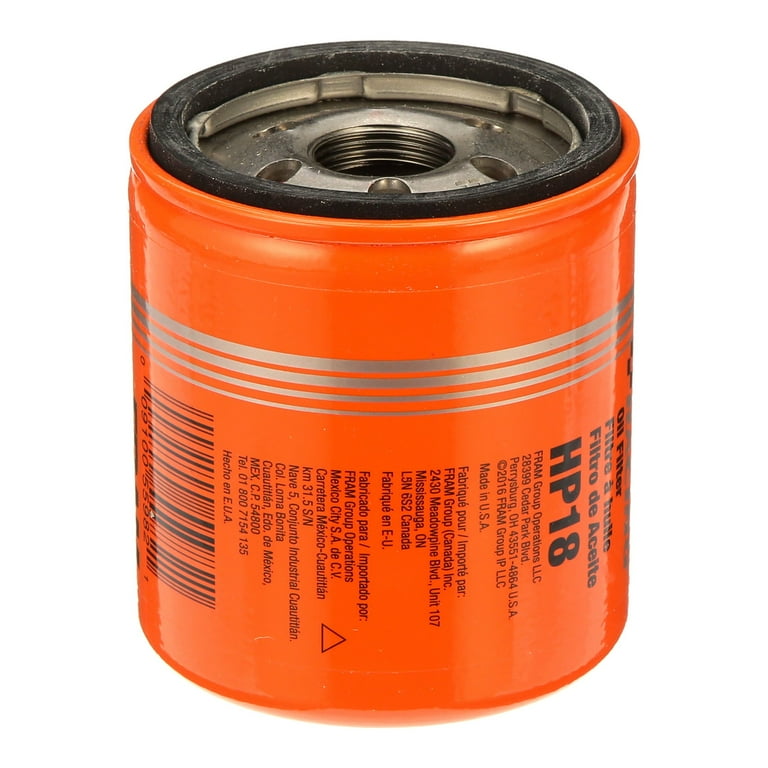 FRAM High Performance Spin-On Oil Filter HP18 FRAM High Performance Spin-On Oil Filter HP18