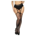 thumbnail image 3 of relayinert Bas Résille Chaussettes Passionnées Mystérieuses Collants Taille Haute Extensibles Lingerie Cuisse Collants pour Femmes 1189 Taille Unique, 3 of 3