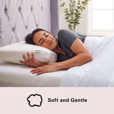 ALLSWELL SERENE FOAM BED PILLOW WITH TENCEL COVER, STANDARD/QUEEN