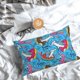 thumbnail image 5 of Fotbe Sharks Summer Funda de Almohada Decorativa Estilo Occidental, Lujo en Algodón, Fundas para Almohadas King, Cojín Estampado para Decoración del Hogar-14"x20", 5 of 6
