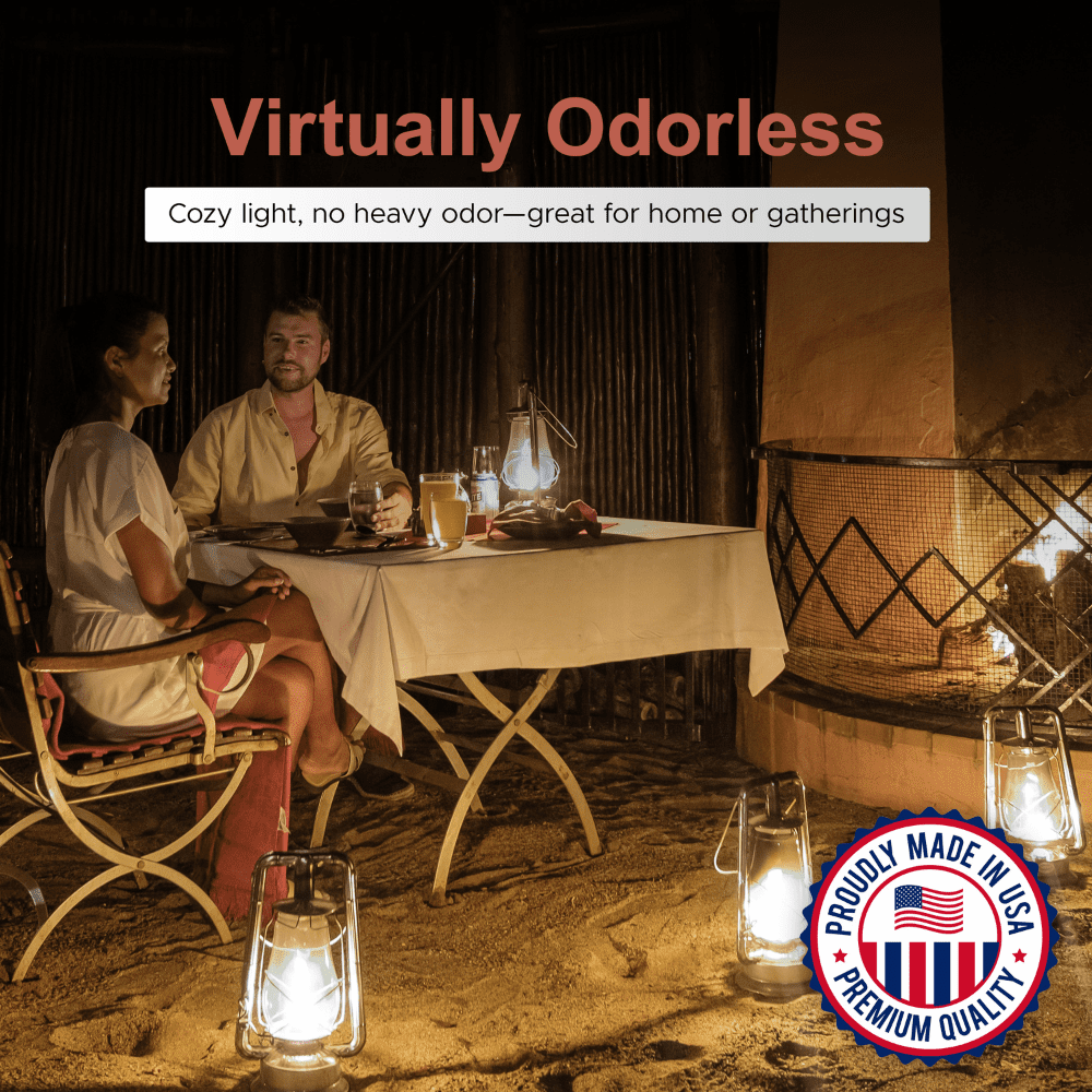 Firefly Fuel Premium Liquid Paraffin Lamp Oil for Indoor Use 1 Gallon - Indoor Smokeless Odorless Paraffin Oil Fuel for Lamps, Lanterns, Candles, Long-Lasting Burn, Kosher