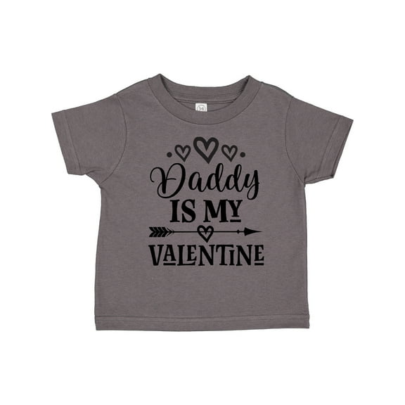 Inktastic Daddy is My Valentine Holiday Girls Toddler T-Shirt