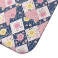 thumbnail image 5 of Pioneer Flower Floral Print Pattern Kitchen Dish Drying Mat 1 Pack, Ultra Absorbent Microfiber Drainer Mat, 16"x18", 5 of 6