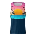 thumbnail image 4 of Ketyyh-chn99 Débardeurs pour Hommes 2024 T-Shirt Manches Courtes Col Rond Doux Classiques Bleu Foncé,L, 4 of 5