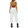 thumbnail image 5 of Womens Tapered Leg Casual Sweatpants Tracksuit Bottoms Harem Joggers Pants with Pockets for Running Workout, 5 of 6