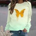 thumbnail image 1 of 2023 Chandail en Molleton Mode Femme 50 % de Réduction Liquidation Mode Décontractée Manches Longues Col Rond Imprimé Chandail en Molleton Blouse, 1 of 4