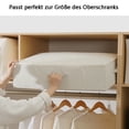 thumbnail image 3 of Bacs de Rangement pour Organisateur de Placard, Résistants à l'Humidité, Respirants et Durables, Longue Durée de Vie, Design Compact et Bas pour Rangement sous le Lit, Capacité de Charge Double, Pliable en Lin, 3 of 6