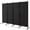Black, variant on Pemberly Row 4 Panel Folding Room Divider 6FT Rolling Privacy Screen White