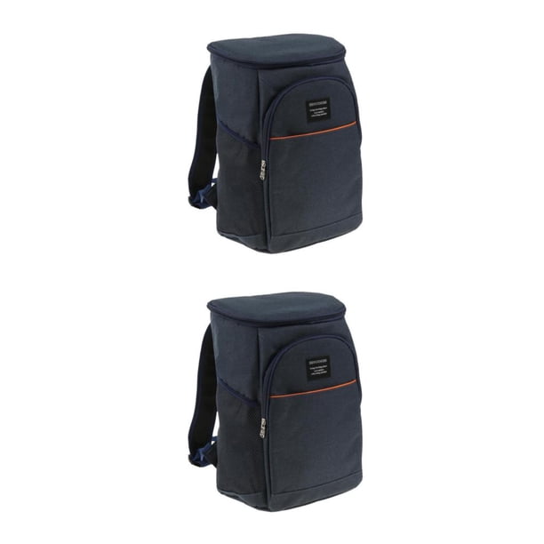 Wosthever 18L Backpack Cooler Camping Picnic Insulated Bag Container Lunch Azul oscuro 2piezas