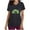 AD-Black, variant on BiZtdJrK Luck Clover Shirts for Women 2025 St Patrick's Day Short Sleeve Irish Shirts Loose Fit V-Neck Scrubs Tops with Pockets Black L Daily Sales