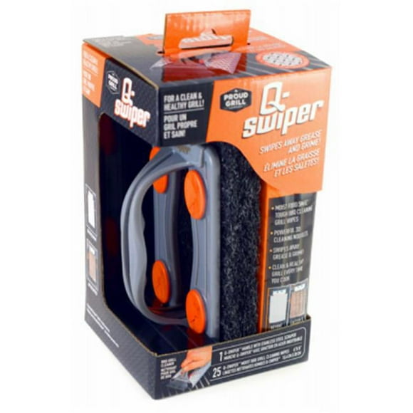 Proud Grill 247602 Q-Swiper Grill Cleaner Kit, 26 Piece