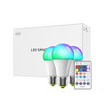 thumbnail image 1 of Bombilla Inteligente Rgb De Tres Modos 10W 220V Wifi Bombilla Que Cambia De Color Bombilla De Control De Voz Bluetooth 0-800Lm 2700-5600K Bombilla Led Regulable E27 Con Control Remoto Para Estudio seitruly HA028071-02, 1 of 5