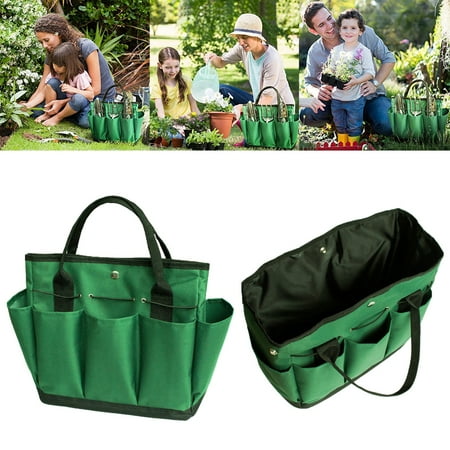 

jiaroswwei Portable Oxford Cloth Garden Lawn Yard Gardening Tools Tote Storage Bag Carrier