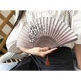 thumbnail image 4 of Abanicos plegables de mano OmyTea® Grassflowers estilo vintage, 4 of 6