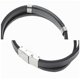 thumbnail image 3 of Ofertas Únicas 1 Pc Pulseras de Acero de Titanio de Doble Anillo para Deportes y Fiestas Negros, 3 of 6
