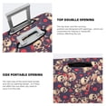 thumbnail image 3 of Hirioo Skull rock music record for Elasticity Suitcase Cover (No luggage Included) Durable Luggage Protector Fits 18-32 Inch Luggage-Small, 3 of 7