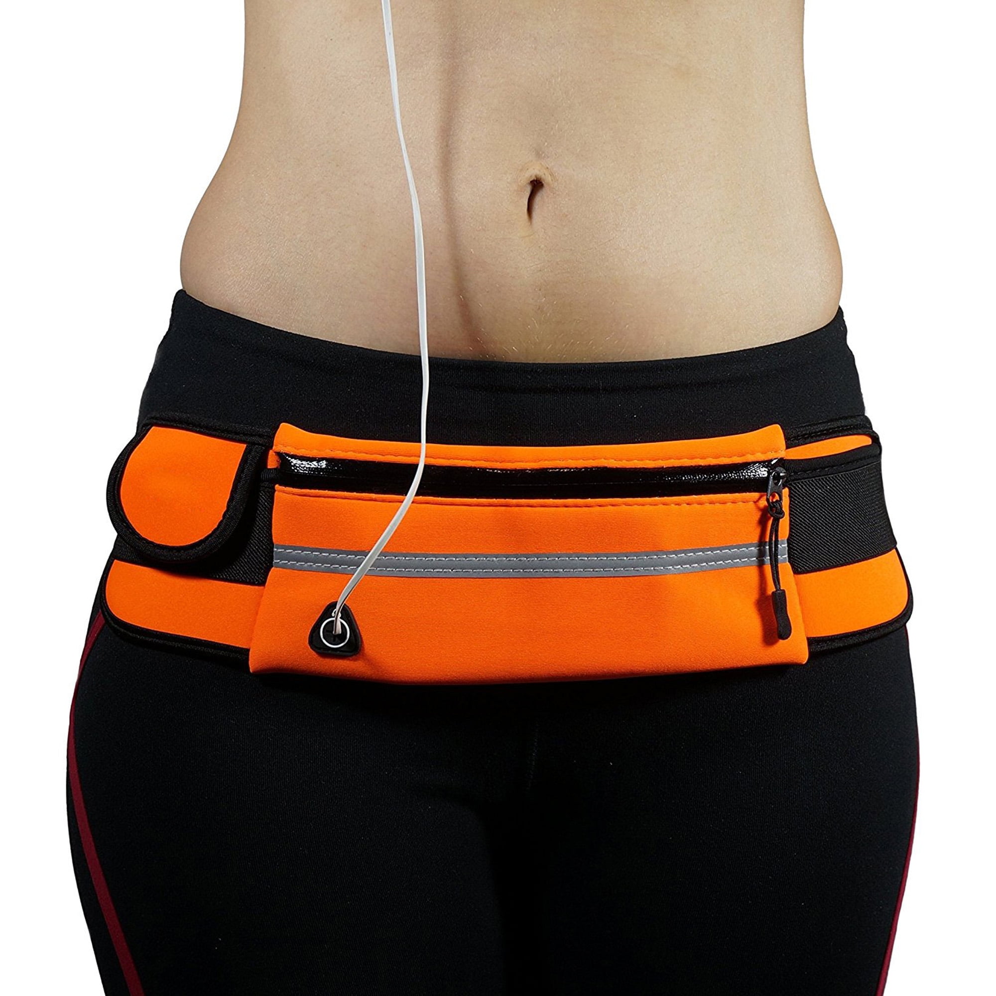 Proworks Sports Running Belt Bag with Adjustable Waist Strap & Storage Pouch 