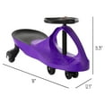 thumbnail image 2 of Lil' Rider Classic Wiggle Car Ride on Toy for Kids 3 Years and Up (Purple), 2 of 6