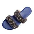 thumbnail image 2 of Plus Size Wide Width Pointed Toe Women's Casual & Dress Shoes Comfortable Office Work Daily Wear Spring Summer Blue 8.5, 2 of 7