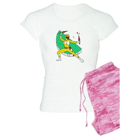 

CafePress - Power Rangers Yellow Ranger Wi - Women s Light Pajamas