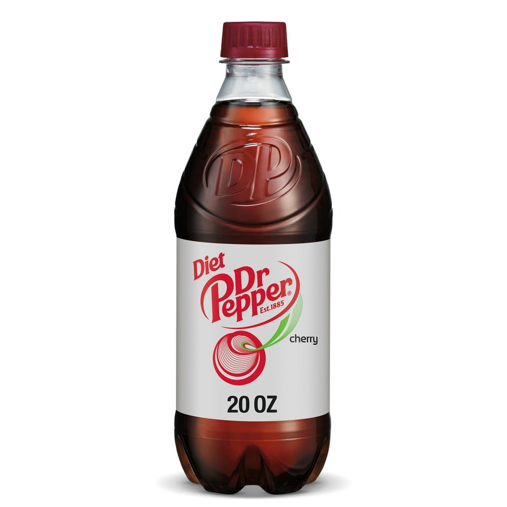 Diet Dr Pepper Cherry Soda, 20 fl oz bottle