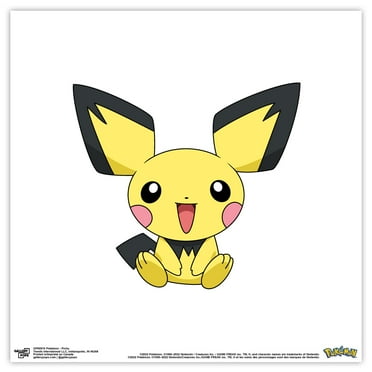 Gallery Pops Pokemon - Pichu Wall Art, Unframed Version, 12" x 12"